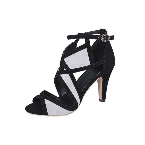 2021 summer new european and american women's shoes open toe 34-42 large thin heel super high heels women's sandals, Black
2021 summer new european and american women's shoes open toe 34-42 large thin heel super high heels women's sandals, Black