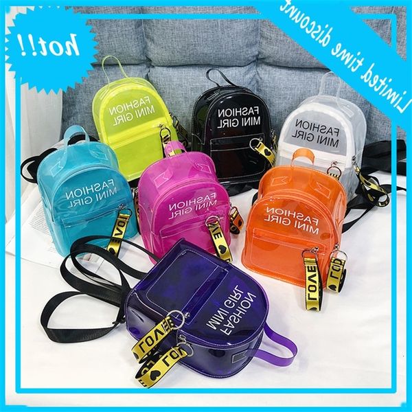 transparent women's backpack 2020 new korean fashion leisure jelly plastic beach parent child bag tide
transparent women's backpack 2020 new korean fashion leisure jelly plastic beach parent child bag tide