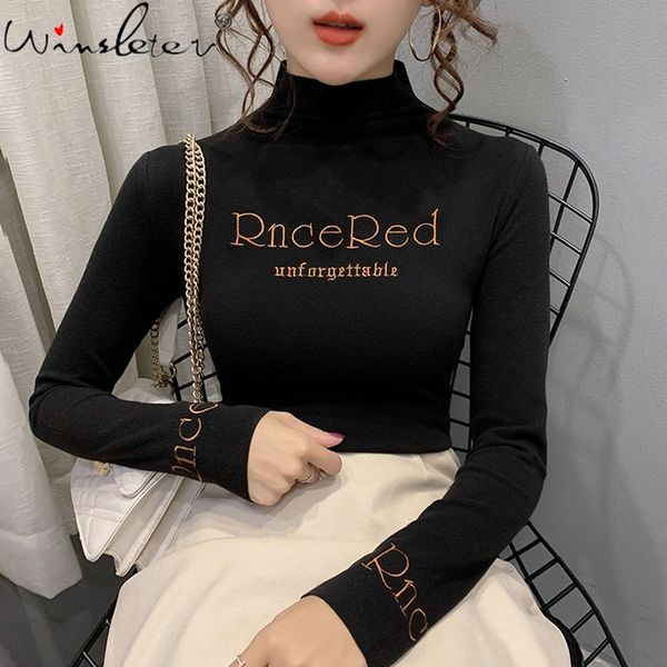 fleece autumn/winter thick warm cotton long sleeve turtleneck pullovers t shirt korean slim-fit tshirts for women t07311b 201125, White
fleece autumn/winter thick warm cotton long sleeve turtleneck pullovers t shirt korean slim-fit tshirts for women t07311b 201125, White