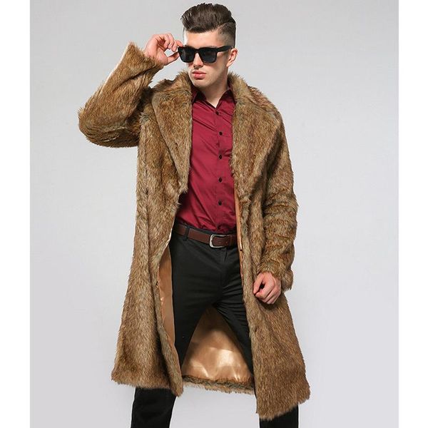 men's fur & faux turn down long section fake jackets for male chaqueta de cuero hombre mens winter autumn man-made overcoats s/6xl d376, Black
men's fur & faux turn down long section fake jackets for male chaqueta de cuero hombre mens winter autumn man-made overcoats s/6xl d376, Black
