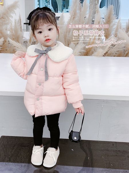 down 1 year old baby winter girl's thickened jacket children's foreign style cotton padded coat, Blue;gray
down 1 year old baby winter girl's thickened jacket children's foreign style cotton padded coat, Blue;gray