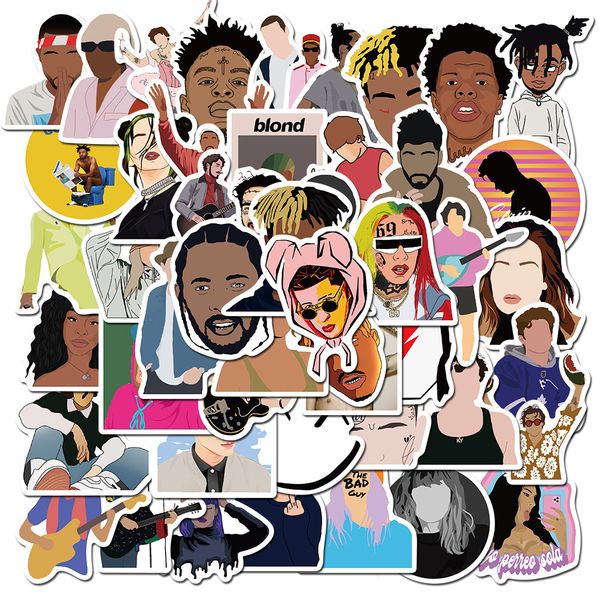 50pcs singer rapper collection stickers harry taylor bad bunny xxxtentacion for motorcycle ps4 skateboard lapguitar sticker q1215
50pcs singer rapper collection stickers harry taylor bad bunny xxxtentacion for motorcycle ps4 skateboard lapguitar sticker q1215