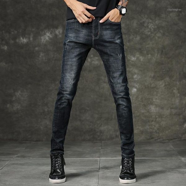 2020 new autumn winter males jeans fashion skinny jeans men long denim slim fit pants causal long trousers1, Blue
2020 new autumn winter males jeans fashion skinny jeans men long denim slim fit pants causal long trousers1, Blue
