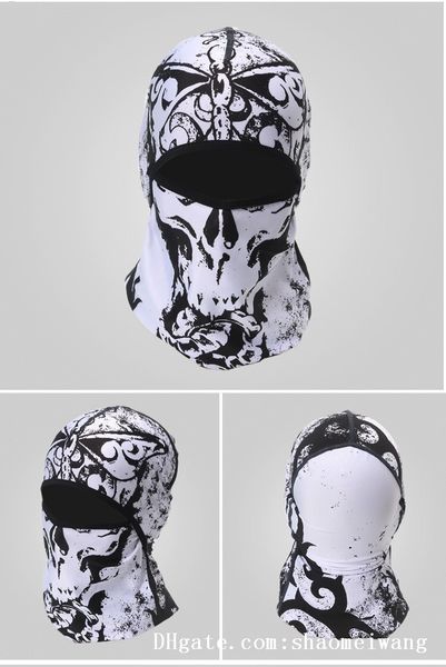 cycling ear muff breathable sweat-proof headband sun protection headgear magic tactical half face mask thin section sports headwear d1014, Blue;gray