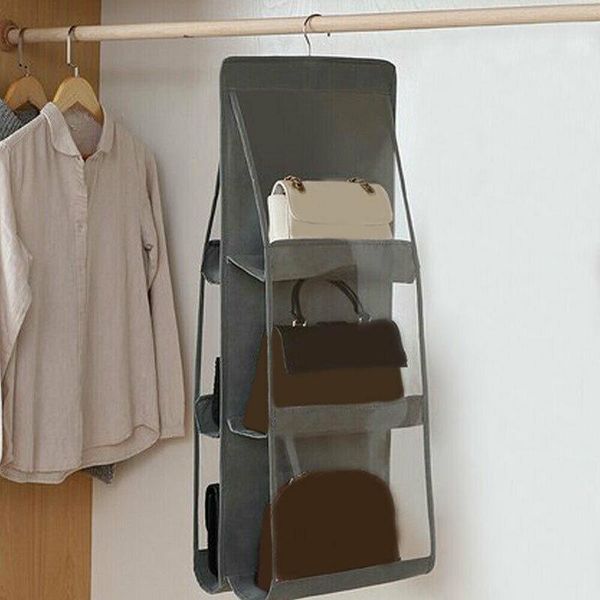 6 grid hanging organizers folding handbag storage transparent wardrobe closet supplies space saver holder sundry bags
6 grid hanging organizers folding handbag storage transparent wardrobe closet supplies space saver holder sundry bags
