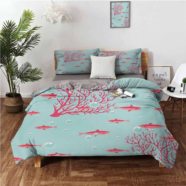 aquatic pattern with little cute fishes and coral reef bubbles waterbedding 3-piece set
aquatic pattern with little cute fishes and coral reef bubbles waterbedding 3-piece set