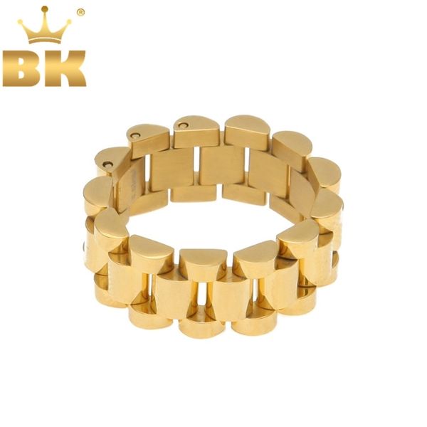 size 8-12 hip hop band ring men's stainless steel gold color watchband link style ring 201218, Silver
size 8-12 hip hop band ring men's stainless steel gold color watchband link style ring 201218, Silver