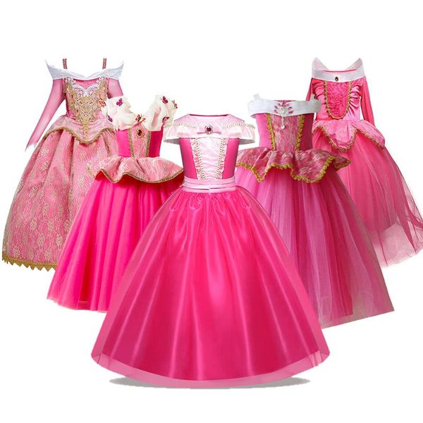 little girls party dresses christmas children's clothing cosplay princess sleeping beauty winter costume wedding dress for kids, Red;yellow
little girls party dresses christmas children's clothing cosplay princess sleeping beauty winter costume wedding dress for kids, Red;yellow