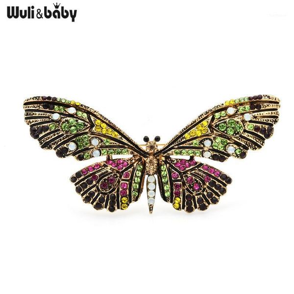wuli&baby big multicolor rhinestone butterfly brooches for women weddings office casual brooch pins gifts1, Gray
wuli&baby big multicolor rhinestone butterfly brooches for women weddings office casual brooch pins gifts1, Gray