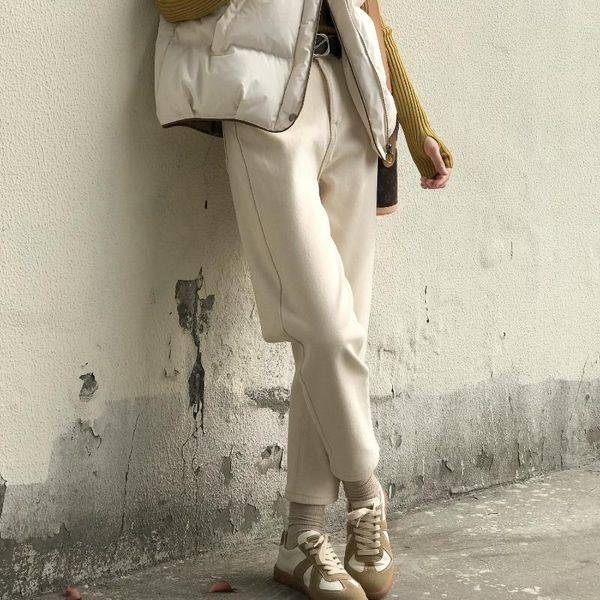 women's jeans 2021 winter fleece high waist women ankle-length pants straight slim torre white, Blue
women's jeans 2021 winter fleece high waist women ankle-length pants straight slim torre white, Blue