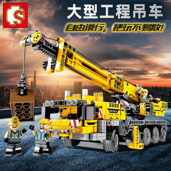 senbao building block children's puzzle boy assembly toys machinery technology group engineering series crane forklift excavator
senbao building block children's puzzle boy assembly toys machinery technology group engineering series crane forklift excavator