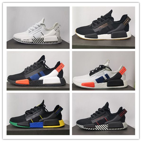 nmd runner r1 v2 primeknit triple black white running shoes for men women oreo nmds des chaussures sports sneakers 
nmd runner r1 v2 primeknit triple black white running shoes for men women oreo nmds des chaussures sports sneakers