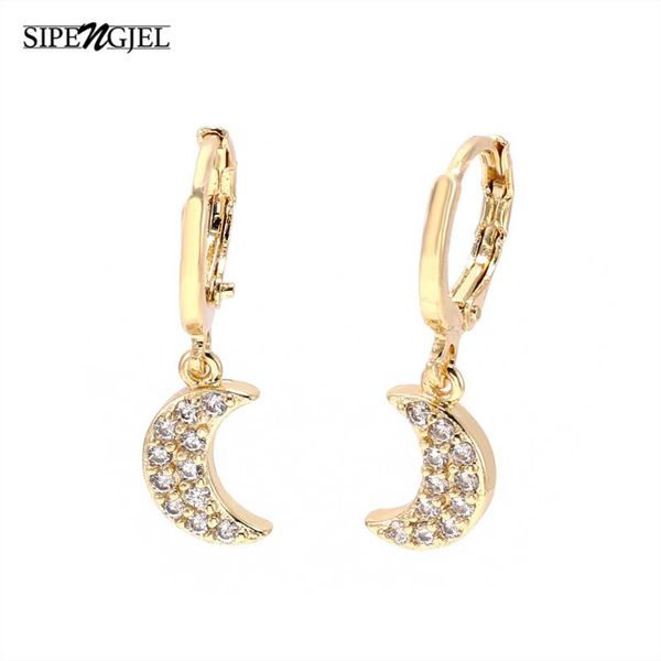 hoop & huggie tiny trendy cubic zirconia gold moon drop earrings pave cz crystal small for women fashion korean jewelry e-h0390, Golden;silver
hoop & huggie tiny trendy cubic zirconia gold moon drop earrings pave cz crystal small for women fashion korean jewelry e-h0390, Golden;silver