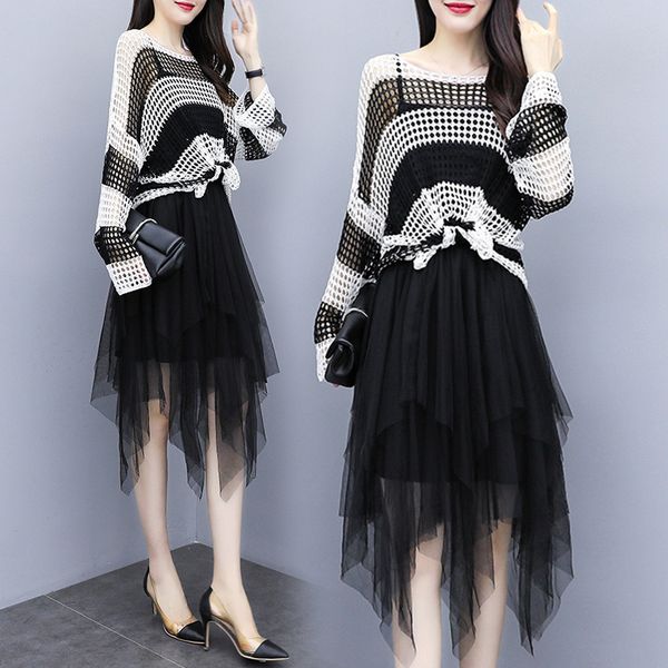 female more size l-4xl dress clothes + set xxxxxxxxl casual skinny loose holiday crocheted beach party 2 sets of two ofp9, White
female more size l-4xl dress clothes + set xxxxxxxxl casual skinny loose holiday crocheted beach party 2 sets of two ofp9, White