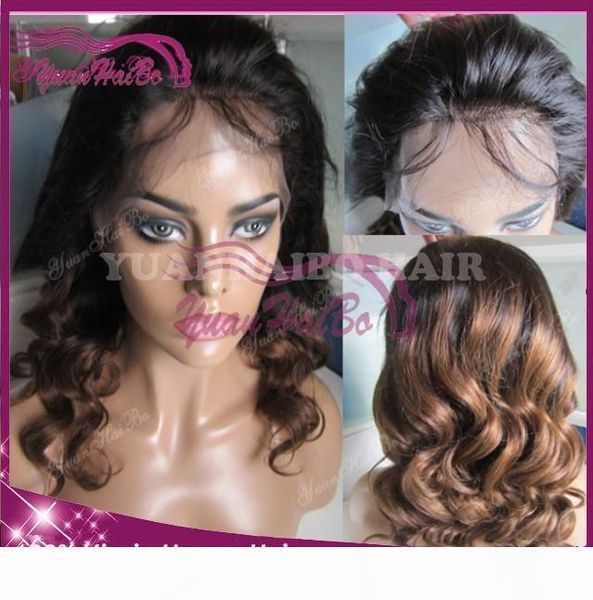 9a grade 1b 4 brazilian hair two tone ombre loose wave full lace wig loose curl lace front wig ing, Black;brown
9a grade 1b 4 brazilian hair two tone ombre loose wave full lace wig loose curl lace front wig ing, Black;brown
