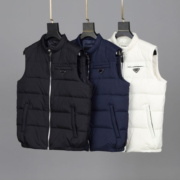 men fashion vest 2020 sell triangle letter printed waistcoat casual solid color jackets mens sleeveless coats, Black;white
men fashion vest 2020 sell triangle letter printed waistcoat casual solid color jackets mens sleeveless coats, Black;white