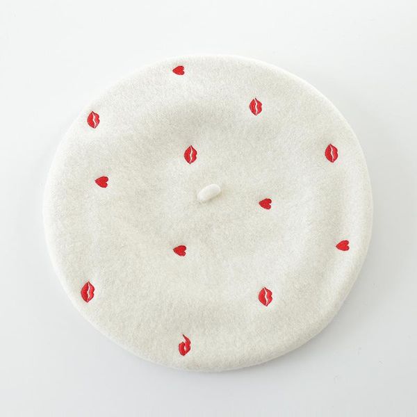 cokk autumn winter hats for women lady wool beret embroidered red heart lip flat cap painter hat female boina soft gorras swy sqcnbl, Blue;gray
cokk autumn winter hats for women lady wool beret embroidered red heart lip flat cap painter hat female boina soft gorras swy sqcnbl, Blue;gray