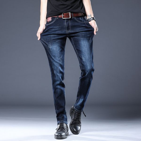 browon brand fashion men skinny jeans men homme mid rise long pants stretch mens pencil jeans slim fit plus size 201111, Blue
browon brand fashion men skinny jeans men homme mid rise long pants stretch mens pencil jeans slim fit plus size 201111, Blue