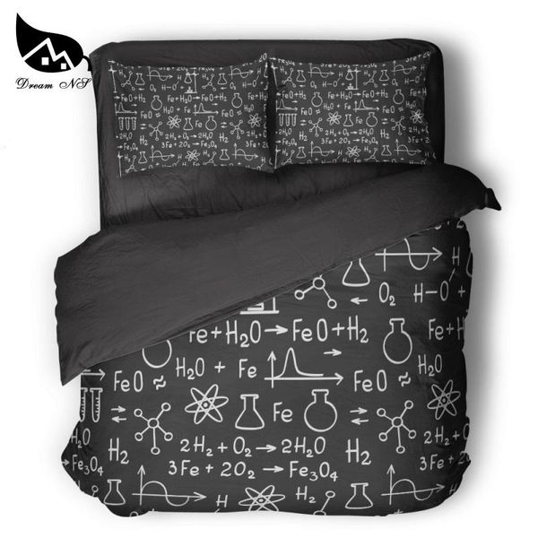 dream ns h2o+fe duvet set mathematical formula algebraic equation black bedclothes pillowcase customized home textiles
dream ns h2o+fe duvet set mathematical formula algebraic equation black bedclothes pillowcase customized home textiles