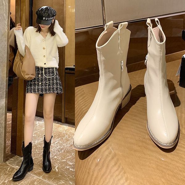 2020 novo inverno de luxo mulher baixo leatehr combate curtas praa toe grosso salto alto martin botas tornozelo sapatos 2cqn, Black
2020 novo inverno de luxo mulher baixo leatehr combate curtas praa toe grosso salto alto martin botas tornozelo sapatos 2cqn, Black
