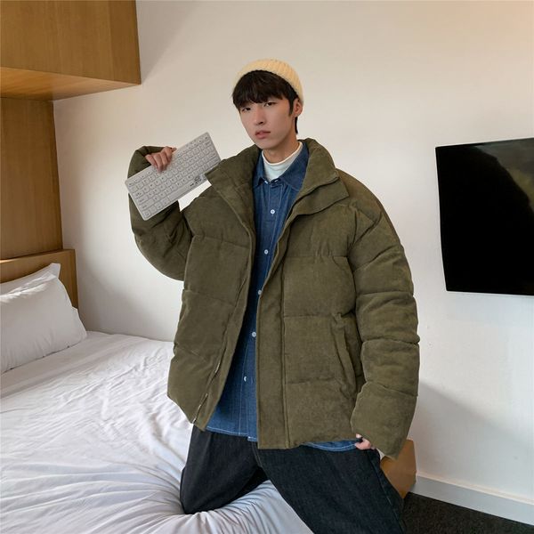 2021 new winter new men's corduroy parkas korean streetwear woman coats solid color parka man warm clothing u6we, Black
2021 new winter new men's corduroy parkas korean streetwear woman coats solid color parka man warm clothing u6we, Black