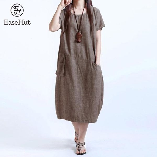 easehut 4xl 5xl plus size dress fashion women casual loose dress solid color short sleeve pocket summer vintage midi long1, White;black
easehut 4xl 5xl plus size dress fashion women casual loose dress solid color short sleeve pocket summer vintage midi long1, White;black