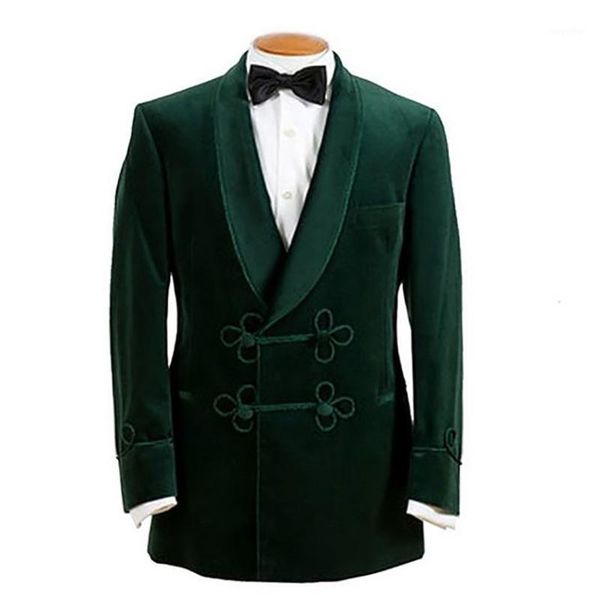 green jacket velvet men suits wedding tuxedo slim formal night men's costume homme two pieces suit blazer terno masculino1, White;black
green jacket velvet men suits wedding tuxedo slim formal night men's costume homme two pieces suit blazer terno masculino1, White;black