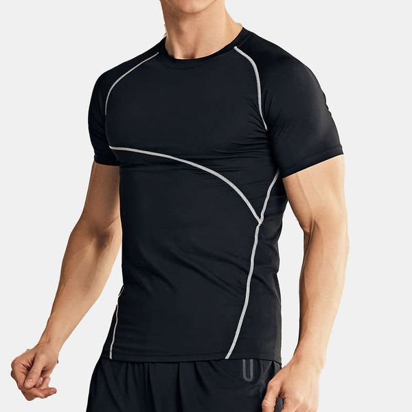 20 new quick drying and breathable short sleeve t-shirt outdoor round neck men's yoga exercise suit, Gray
20 new quick drying and breathable short sleeve t-shirt outdoor round neck men's yoga exercise suit, Gray