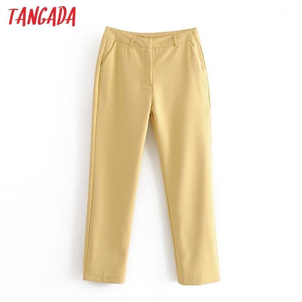 tangada 2020 korean fashion women candy color suit pants trousers pockets buttons office lady pants pantalon da781, Black;white
tangada 2020 korean fashion women candy color suit pants trousers pockets buttons office lady pants pantalon da781, Black;white