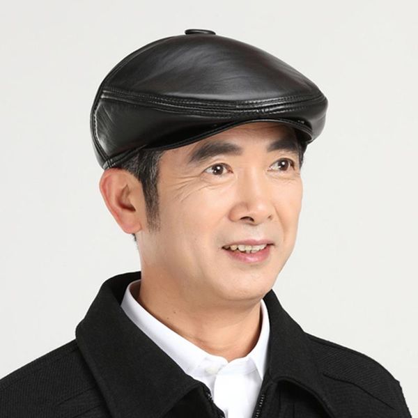 berets genuine leather sboy cap real sheep beret hat autumn winter 100% hats for men women accessories, Blue;gray
berets genuine leather sboy cap real sheep beret hat autumn winter 100% hats for men women accessories, Blue;gray