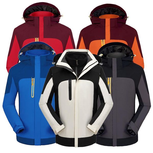 2020 winter three-in-one jacket custom outdoor camping group activities mountaineering ski wind wind plus velvet two-piece suit, Black;red
2020 winter three-in-one jacket custom outdoor camping group activities mountaineering ski wind wind plus velvet two-piece suit, Black;red