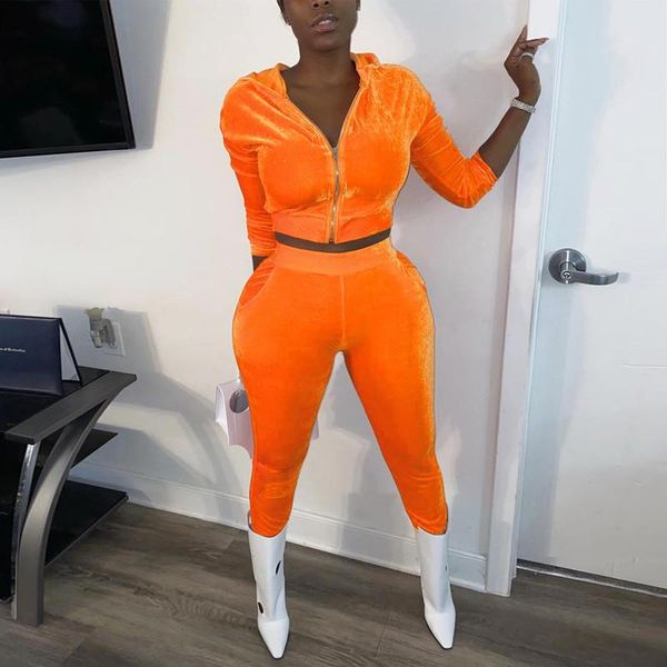 2020 casual loungewear velvet hooded matching suit women long sleeve autumn winter zipper and pants 2 piece set outfits, Gray
2020 casual loungewear velvet hooded matching suit women long sleeve autumn winter zipper and pants 2 piece set outfits, Gray
