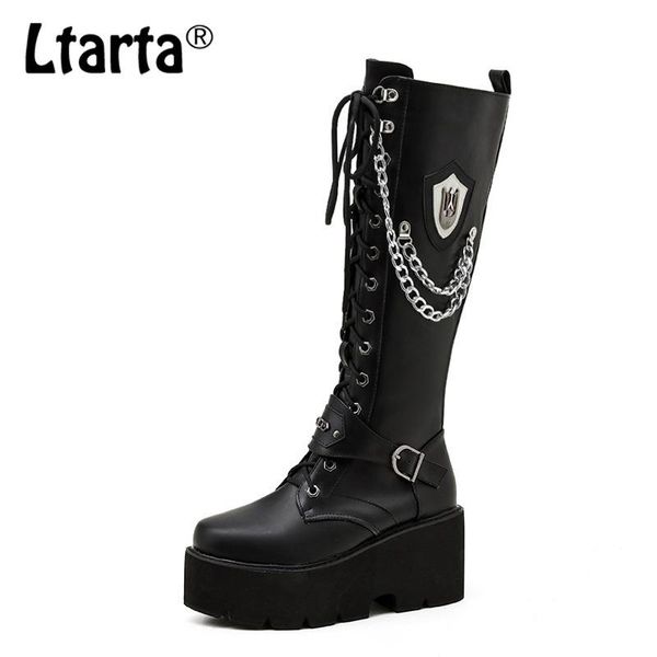boots ltarta 2021 and winter high thick bottom chunky chain punk long wedge metal -1030-1, Black
boots ltarta 2021 and winter high thick bottom chunky chain punk long wedge metal -1030-1, Black