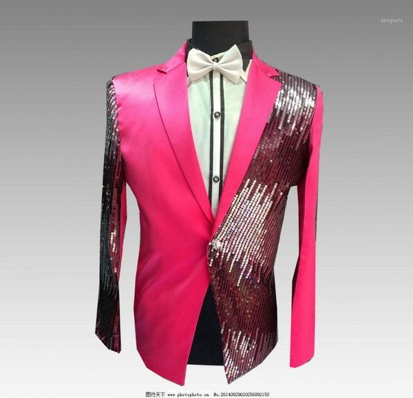 2020 new men's pink color-changing bright-sheet slim-fit suit for suit jacket blazer masculino men blazer homme1, White;black
2020 new men's pink color-changing bright-sheet slim-fit suit for suit jacket blazer masculino men blazer homme1, White;black