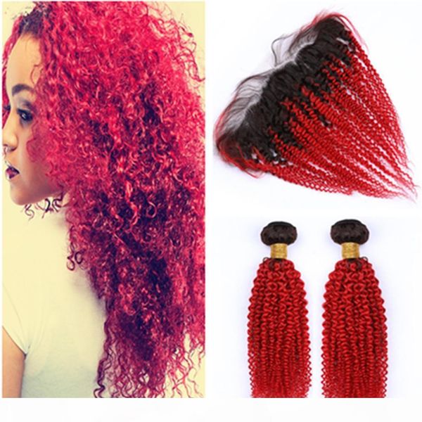 malaysian human hair bright red ombre kinky curly 2bundles and frontal 3pcs lot #1b red ombre curly 13x4 lace frontal closure with weaves, Black;brown
malaysian human hair bright red ombre kinky curly 2bundles and frontal 3pcs lot #1b red ombre curly 13x4 lace frontal closure with weaves, Black;brown