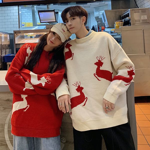 2021 new natal elk malha pulver camisola outono inverno em torno do pescoo manga longa casais oversize amigos puxar femme 4nzn, White;black
2021 new natal elk malha pulver camisola outono inverno em torno do pescoo manga longa casais oversize amigos puxar femme 4nzn, White;black