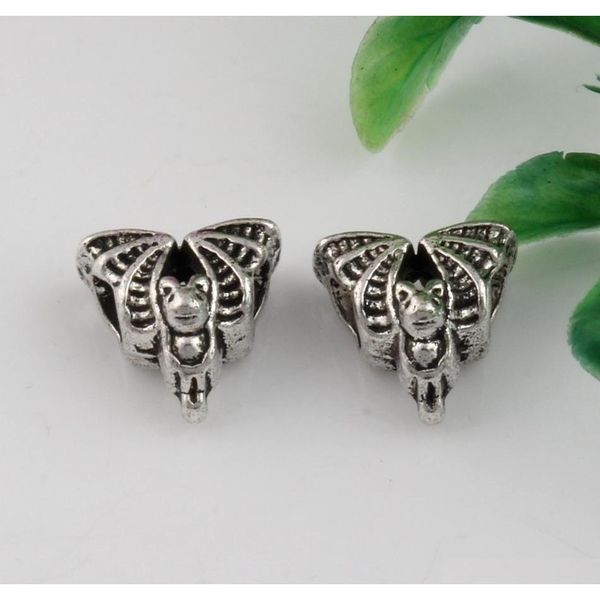 120pcs antique silver alloy bat in flight big hole spacer beads fit european bead bracelet 13x13x8mm olybl, Bronze;silver
120pcs antique silver alloy bat in flight big hole spacer beads fit european bead bracelet 13x13x8mm olybl, Bronze;silver