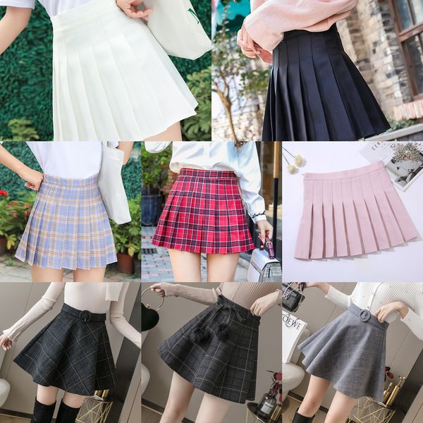 black skirt women 2020 autumn high waist a-line winter vintage casual lattice mini plaid short skirts female warm gray q1209
black skirt women 2020 autumn high waist a-line winter vintage casual lattice mini plaid short skirts female warm gray q1209