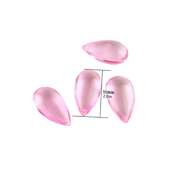 50pcs/100pcs 50mm red/ pink/ lilac/ fuchsia lamp parts smooth teardrop chandelier pendants for curtain diy decor ing
50pcs/100pcs 50mm red/ pink/ lilac/ fuchsia lamp parts smooth teardrop chandelier pendants for curtain diy decor ing