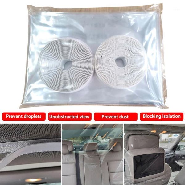 car taxi isolation film plastic anti-fog full surround protective cover net cab front and rear row color white for car cockpit1
car taxi isolation film plastic anti-fog full surround protective cover net cab front and rear row color white for car cockpit1