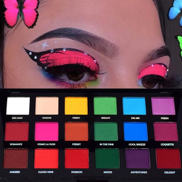 18 colors matte bright eyeshadow palette smoky color waterproof long-lasting make up palette gloss eye shadow cosmetics
18 colors matte bright eyeshadow palette smoky color waterproof long-lasting make up palette gloss eye shadow cosmetics