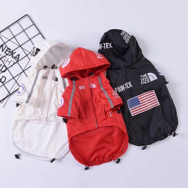 new pet raincoat dog clothes waterproof spring and summer dressing cap breathable windproof jacket sale
new pet raincoat dog clothes waterproof spring and summer dressing cap breathable windproof jacket sale