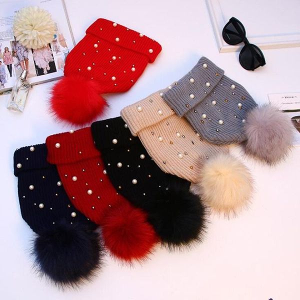 beanie/skull caps pompom ball skullies beanie hats for women winter warm knitted wool hat with simulated pearl beads bonnet beanies female, Blue;gray
beanie/skull caps pompom ball skullies beanie hats for women winter warm knitted wool hat with simulated pearl beads bonnet beanies female, Blue;gray