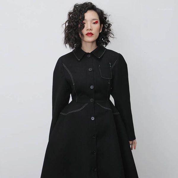 women's wool & blends loose fit black split joint long temperament woolen coat parkas sleeve women fashion autumn winter 20211
women's wool & blends loose fit black split joint long temperament woolen coat parkas sleeve women fashion autumn winter 20211