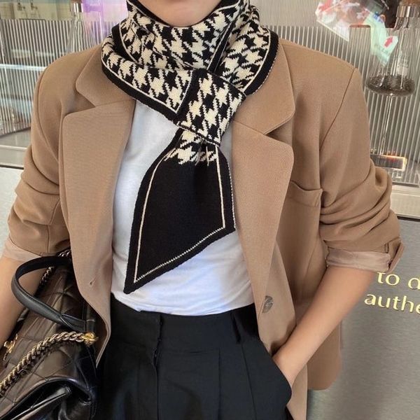 ranmo new korean version of women's small versatile plaid knit autumn winter neck guard net infrared scarf 2020recommended, Blue;gray
ranmo new korean version of women's small versatile plaid knit autumn winter neck guard net infrared scarf 2020recommended, Blue;gray