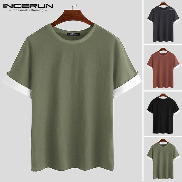 summer men casual t shirt 2020 patchwork o neck cotton short sleeve basic t-shirts breathable camiseta masculina s-5xl incerun1, White;black
summer men casual t shirt 2020 patchwork o neck cotton short sleeve basic t-shirts breathable camiseta masculina s-5xl incerun1, White;black
