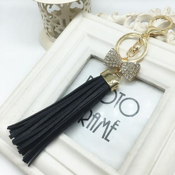 new gold leather tassel keychain for women crystal bowknot keyring bag charm for keys porte cle llavero sleutelhanger eh583 h bbyppr
new gold leather tassel keychain for women crystal bowknot keyring bag charm for keys porte cle llavero sleutelhanger eh583 h bbyppr