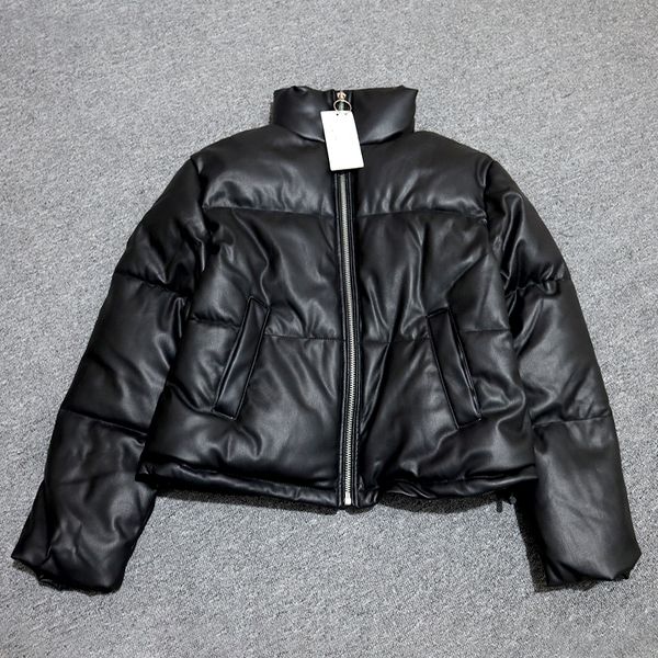 short coat mujer female fat women leather zipper fashion parka retrieve breaker solid random winter faux mcvtd, Black
short coat mujer female fat women leather zipper fashion parka retrieve breaker solid random winter faux mcvtd, Black