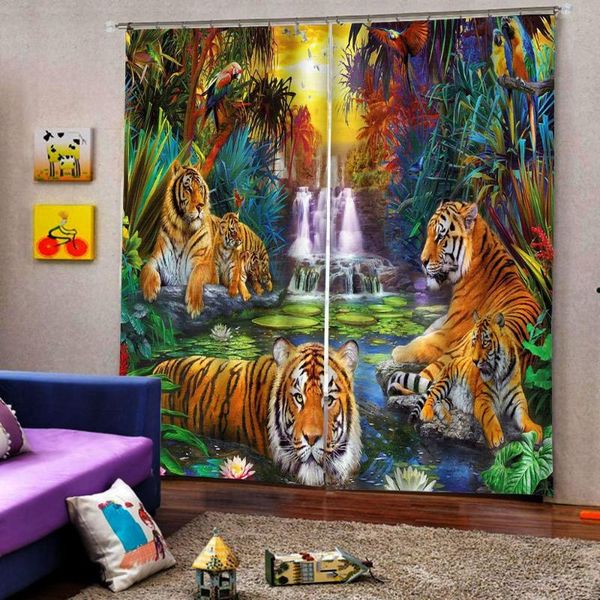 curtain & drapes custom any size idyllic forest cartoon animal tiger curtains natural scenery for living room children's decor
curtain & drapes custom any size idyllic forest cartoon animal tiger curtains natural scenery for living room children's decor