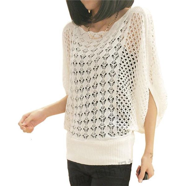 spring summer new sweater women blouse loose big yards jumper hollow bat sleeve knit sweaters coat flat knitted pull vestidos lxj039, White;black
spring summer new sweater women blouse loose big yards jumper hollow bat sleeve knit sweaters coat flat knitted pull vestidos lxj039, White;black